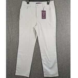 Gloria Vanderbilt Amanda Tapered Leg Light Blue Jeans‎ Womens Size 12 Petite